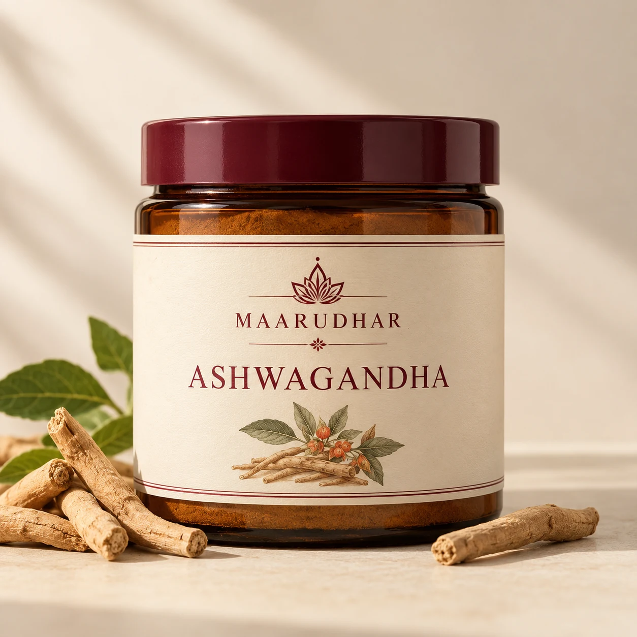 Ashwagandha botanical powder